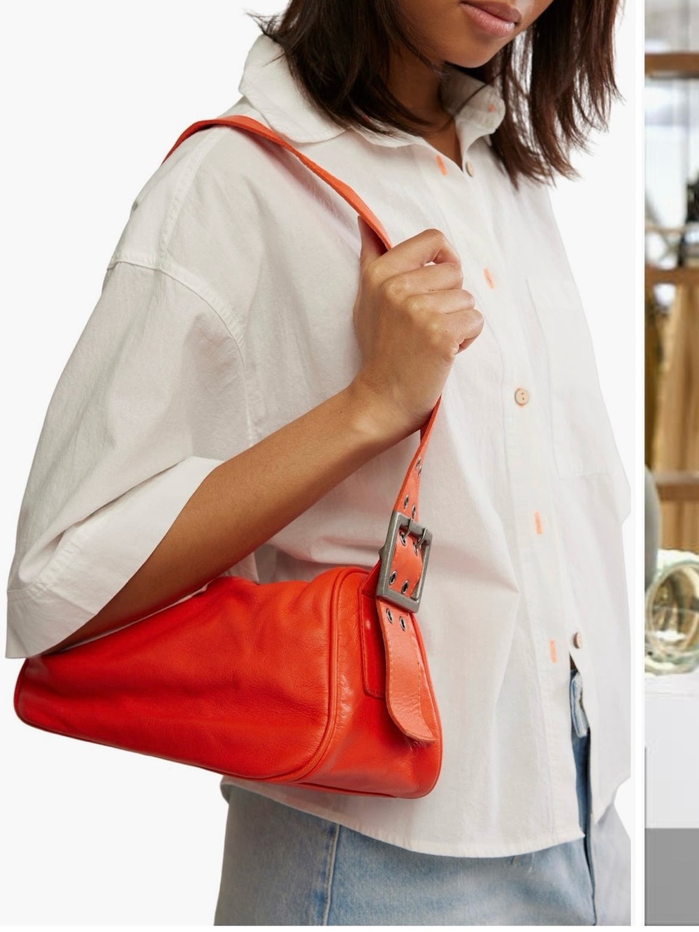 NEW Free People Arm Candy Baguette Bag